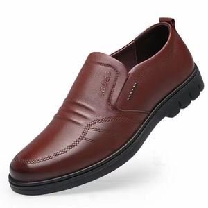Men's Hard-Wearing Slip-On Loafers PU Upper Waterproof Anti-Slip Dressy Office <b>Shoes</b> <b>Comfortable</b> <b>Work</b> <b>Shoes</b> All-Season - Product Image 5