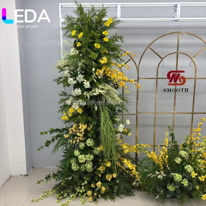 Guirlandes de fleurs artificielles jaunes à motif floral, nouvelle conception LEDA, pour la décoration de jardin et les arrangements floraux de mariage - Product Image 5