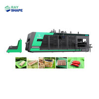 Machine de fabrication automatique de boîtes à fruits à emporter, de barquettes à œufs, de boîtes à gâteaux, machine de thermoformage sous vide en plastique