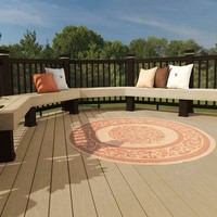 Planches de terrasse co-extrudées PWC, revêtement composite moderne pour extérieur, sol en plastique WPC, bois composite antidérapant, terrasse WPC