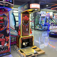Machine de jeu d'arcade électronique de boxe et de kick, avec fonction de frappe automatique, certifiée CE, 110V-240V, pour un joueur, en fer, version anglaise