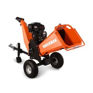 Herramienta ATV montada en remolque, tambor de comprobación gratuito, capacidad de 6 pulgadas, 15HP, motor de arranque eléctrico Loncin, astilladora de madera GS1600 - Product Image 3