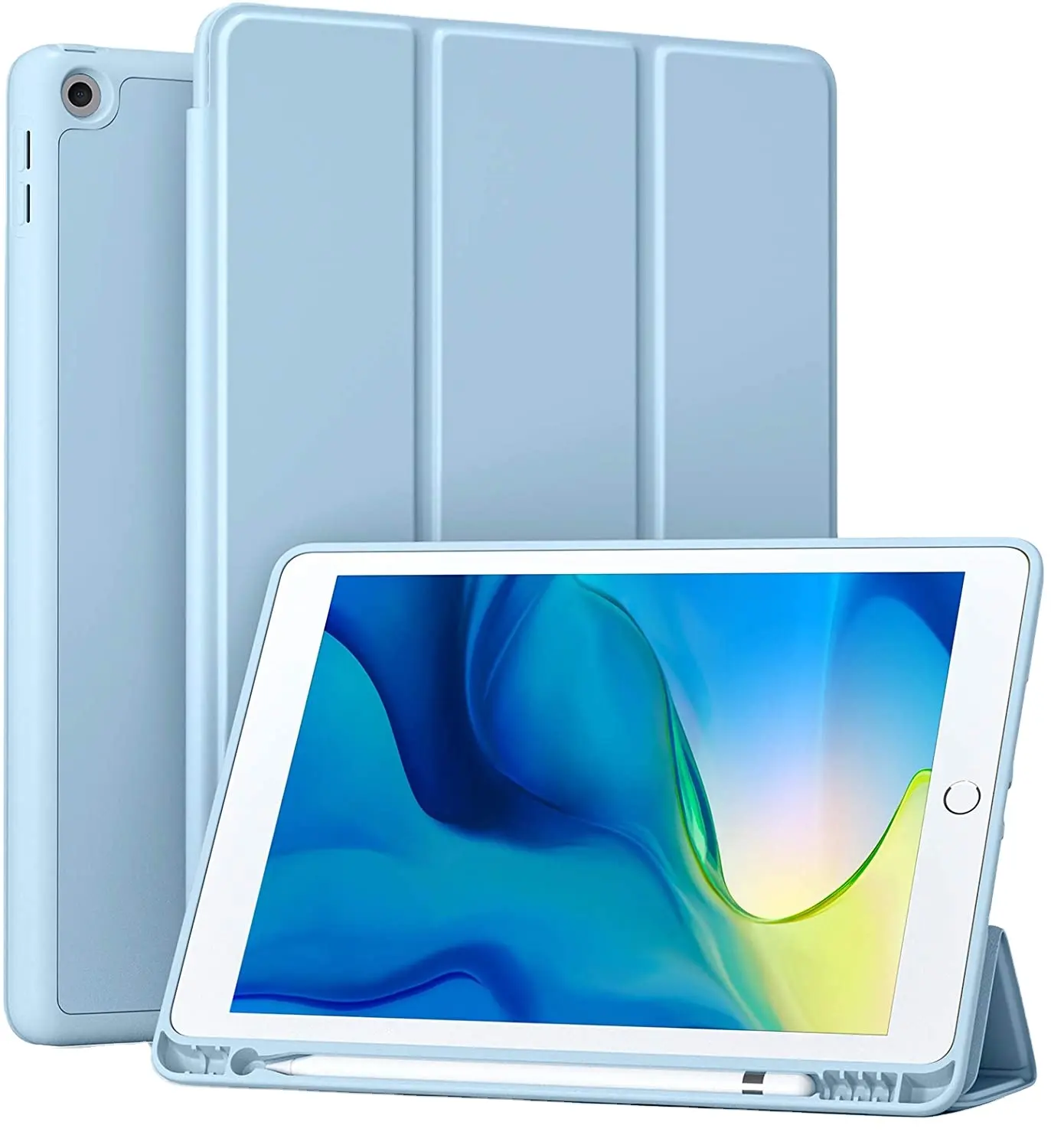 חדש הגעה Tablet כיסוי עבור iPad 7 8 9 10.2 אינץ עמיד למים אנטי-סתיו עם עיפרון מחזיק מקרה עבור iPad 10.2