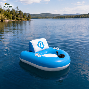 Flotador Inflable Motorizado para Piscina, Flotador Eléctrico Individual para Piscina y Lago, en Oferta - Product Image 1
