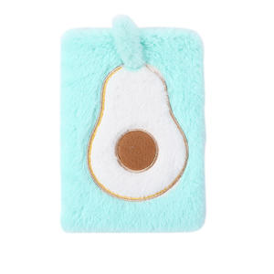 Carnet de notes personnalisé pour étudiants, couverture en peluche moelleuse et mignonne, format A5 - Product Image 1