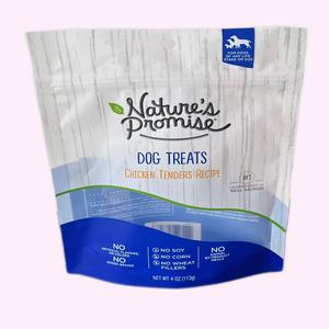 Meilleures ventes Sac en plastique imprimé Pochette debout avec fermeture éclair et fenêtre pour aliments pour animaux de compagnie Friandises pour chats et chiens - Product Image 1
