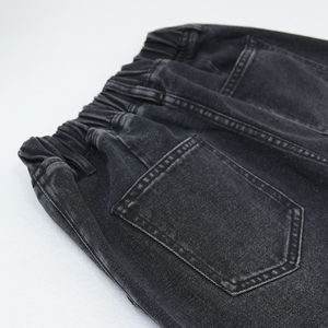 <span class=keywords><strong>Jeans</strong></span> a <span class=keywords><strong>Vita</strong></span> Alta <span class=keywords><strong>con</strong></span> <span class=keywords><strong>Elastico</strong></span> <span class=keywords><strong>in</strong></span> <span class=keywords><strong>Vita</strong></span> e Gamba Larga per <span class=keywords><strong>Donna</strong></span> - Product Image 6