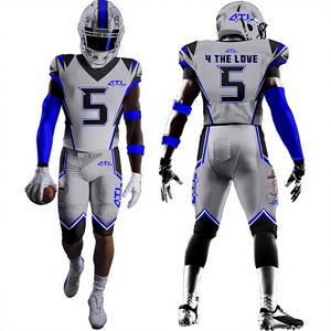 Venta Directa de Fábrica, Uniforme de Fútbol Americano Transpirable de Manga Corta, Colores y Tallas Personalizables, Alta Calidad, Hecho en Pakistán - Product Image 1