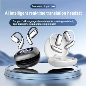 Auricolari <span class=keywords><strong>TWS</strong></span> Q16 Pro con Traduzione AI in Tempo Reale, Audio HD, Schermo LED, per Viaggi d'Affari e Sport, Cuffie con Cancellazione del Rumore - Product Image 3