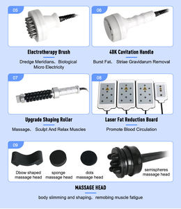 Nueva Máquina de Cavitación Profesional 80K 9 en 1, Vertical, para Adelgazamiento Corporal, Liposucción al Vacío, para Uso Doméstico, Equipo de Belleza - Product Image 5