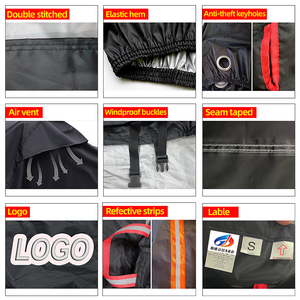 <span class=keywords><strong>Housse</strong></span> de moto imperméable en PEVA, résistante aux UV, avec protection du moteur et protection intégrée - Product Image 5