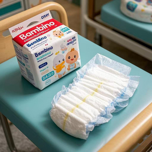 Pañales Ligeros y Transpirables para Bebé, Cómodos de Usar, Envoltorios Anti-fugas, Absorción Rápida de Humedad, Precio Económico, MOQ Bajo - Product Image 1