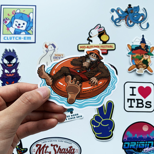 Weatherproof <strong>Custom</strong> Brand Logo Design UV Protection <strong>Sticker</strong> Back Cutting Individual Die Cut Vinyl PVC <strong>Stickers</strong> - Product Image 2