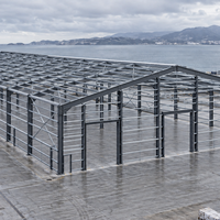 Centre de stockage logistique d'entrepôt d'exportation Mega Steel Structure, bâtiment industriel métallique préfabriqué