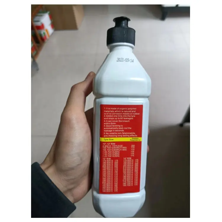 380ml 500ml 1000ml आपातकालीन टायर सीलर टायर सीलेंट