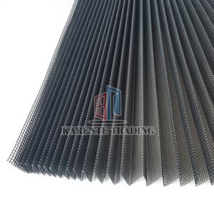 Thiết kế hiện đại có thể thu vào Polyester xếp li lưới plisse côn trùng màn hình gấp chống bụi lưới chống muỗi cho cửa sổ và cửa ra vào - Product Image 1