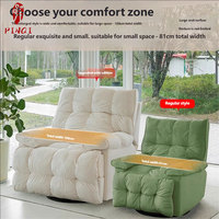 Canapé multifonctionnel en tissu moderne, fauteuil inclinable de salon, fauteuil à bascule, espace de première classe, rembourrage en éponge, une place, usage adulte