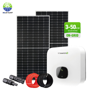 Năng lượng mặt trời hành tinh Hot Bán tái tạo sử dụng nhà 5KW <span class=keywords><strong>6KW</strong></span> 8KW 10KW Pin lưu trữ gắn trên lưới hệ thống Kit - Product Image 1