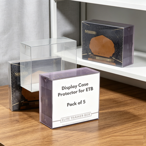 Wholesale Clear PET Custom Trading Card Booster Box Collector <b>Storage</b> Case For Display - Product Image 6