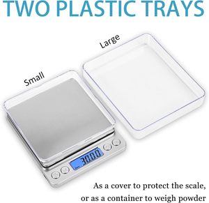เครื่องชั่งน้ำหนักอาหารดิจิตอล3กก. เครื่องชั่งอาหารไปรษณีย์ - Product Image 2
