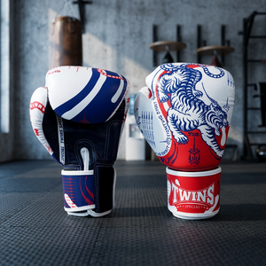Guantes de Boxeo de Primera Calidad, Impresos, Impermeables, de Secado Rápido, con Protección UV, para Entrenamiento, Sparring, MMA, Ajustables con Cierre de Gancho y Bucle - Product Image 3