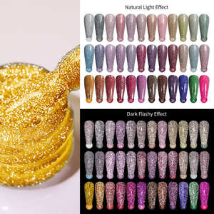 BOZLIN 15ml 36 Couleur <span class=keywords><strong>Semi</strong></span> <span class=keywords><strong>Permanent</strong></span> Super Sparkle Diamond Glitter Soak Off UV Gel <span class=keywords><strong>Vernis</strong></span> À Ongles - Product Image 3