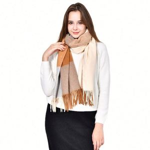 Écharpe longue en coton de luxe pour femmes, hijab, châle d'automne - Product Image 4