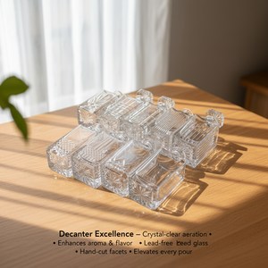 Carafe à whisky personnalisée avec logo, portable, durable, moderne, en verre givré transparent, fabriquée à la machine, cadeaux décoratifs, spiritueux raffinés, 857 ml - Product Image 5