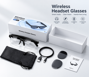 XG88pro Smart Glasses Wireless AI Translator Sunglasses Built-in Microphone Speakers <strong>Touch</strong> Voice Assistant Glasses for Men Women - Product Image 1