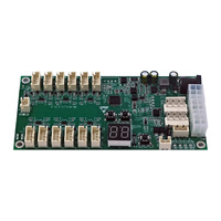 DEWO - Placa de Control Inteligente para Casilleros de 12 Canales, Placa de Control para Cerraduras Electrónicas, Entrada de 12V/24V, Comunicación RS485