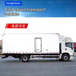 Nouveau camion frigorifique diesel Qingling pour l'exportation, Isuzu <span class=keywords><strong>Juka</strong></span> 6,8 m, 10 tonnes, chaîne du froid, prix après-vente à vie, fabricant personnalisé - Product Image 3