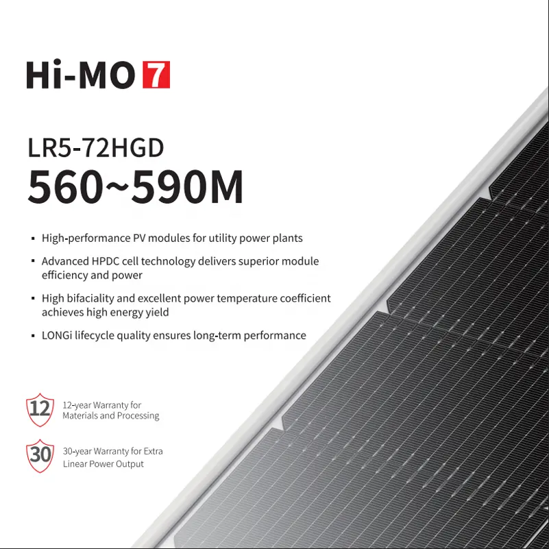 Oem longi hi mo 6 hi-mo7 солнечная панель 550 Вт 565 Вт 570 Вт 575 Вт himo6 солнечная панель