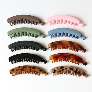 Pince à cheveux coréenne minimaliste grande taille pour queue de cheval verticale et pince à cheveux antidérapante pour l'arrière de la tête, pour des coiffures élégantes et sans effort - Product Image 4