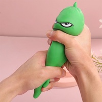 Jouet Squishy Créatif en TPR en Forme de Gourde Anti-Stress à Rebond Lent, Modèle Best-seller pour Décompression et Farces, Vente en Gros