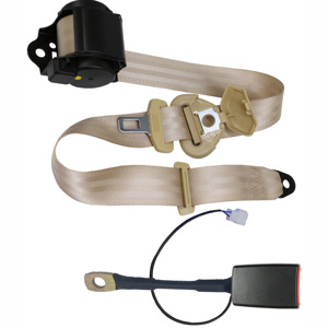Cinto de Segurança Retrátil de 3 Pontos de 250MM com Fivela de Interruptor de Fio para Maior Conforto e Segurança - Product Image 3