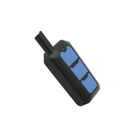 Longue portée 3 boutons OPEN STOP CLOSE Télécommande avec code de roulement Code fixe Code d'apprentissage 1527 433mhz Métal
