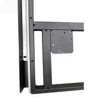 Table à manger rectangulaire multifonctionnelle moderne en fer, pliable, portable, rotative, extensible, mécanisme convertible, gain de place