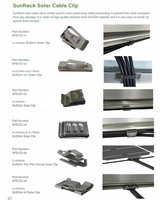 Clips de câble PV 304 acier inoxydable panneau solaire support de fil Clips de gestion de câble attache pour les systèmes d'énergie renouvelable en plein air