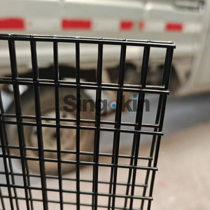 Đen PVC tráng thấp-carbon sắt dây hàn lưới cắt bảng điều chỉnh 1x2 "lỗ vuông 1-3 mét dây Gauge cho chim lồng - Product Image 4