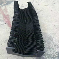 Soufflets de protection pour tours CNC avec roulement, en PVC/PU, flexibles télescopiques, type accordéon, pour protection des guides