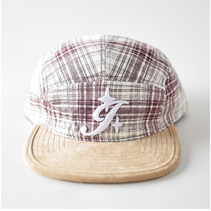 Casquette de <span class=keywords><strong>camping</strong></span> en coton à 7 panneaux avec broderie personnalisée de dessin animé, visière en daim, fermeture snapback plate, respirante, imperméable, unisexe, style vintage streetwear - Product Image 2