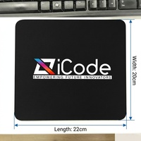 Tapis de bureau antidérapant en caoutchouc avec impression de logo personnalisée de haute qualité, vente en gros, tapis de souris promotionnel pour ordinateur