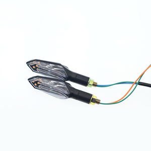 Accessoires de Motocyclette Clignotants à LED à Flux <span class=keywords><strong>Séquentiel</strong></span> Clignotants Feux de Course Ambre - Product Image 3