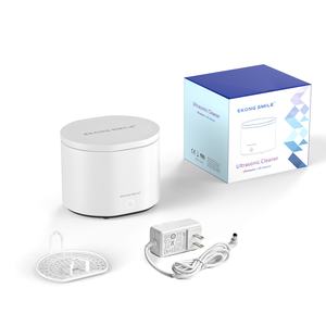 Nettoyeur <span class=keywords><strong>à</strong></span> <span class=keywords><strong>ultrasons</strong></span> domestique 45 kHz, nouveau, réservoir en acier inoxydable de 200 ml avec 3 modes pour bijoux et <span class=keywords><strong>lunettes</strong></span> - Product Image 1