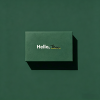 Boîte d'expédition à fermeture éclair avec bande déchirable pour vêtements, insert en papier personnalisable, estampage à chaud, vernis sélectif UV, pelliculage mat, emballage