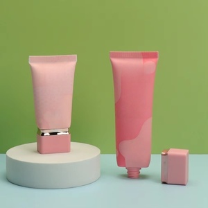 High Quality 30ml Pink Soft <b>Plastic</b> PE Squeeze Cosmetic <b>Tube</b> for Facial Cleanser Hand Cream Body Lotion Skin Care Packaging - Product Image 3