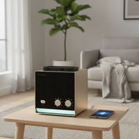 Diffuseur d'arômes intelligent super silencieux de qualité supérieure, sans eau, pour huiles essentielles, avec contrôle par application, pour une fragrance luxueuse à la maison