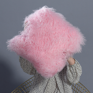 Chambre salon canapé Tibet <span class=keywords><strong>agneau</strong></span> fourrure oreillers personnalisé moelleux véritable fourrure mongole coussin jeter taie <span class=keywords><strong>d</strong></span>'oreiller couvre <span class=keywords><strong>d</strong></span>écoratif - Product Image 4