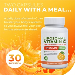 Capsule di Vitamina C Liposomiale Julong OEM ad Alto Assorbimento, Integratore di Vitamina C Liposolubile, Booster di Collagene, Vitamina C Sbiancante - Product Image 2