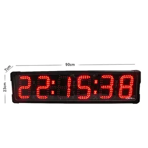 Ganxin 6 Inch Sports Led Electronic Countdown in Wall Digital Timer with Double Sides Digital Wall Stopwatch